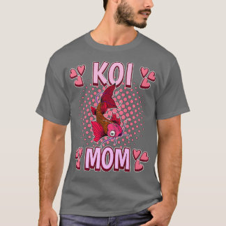 Camiseta Mujeres Koi Mom Mamá Día de la Madre Fish Koi