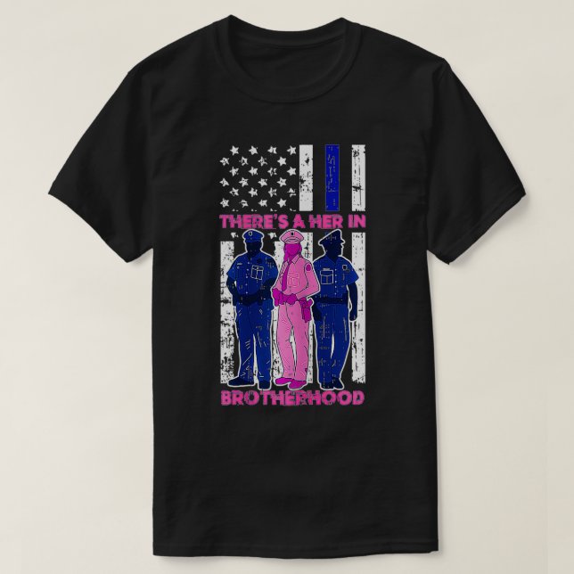 Camiseta Mujeres La Tiran En Policía De La Hermandad (Diseño del anverso)