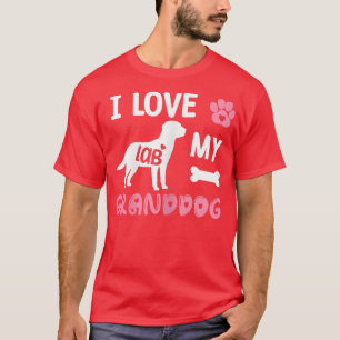 Camiseta Mujeres Labrador Perro Regalos Abuelas Me Encanta 