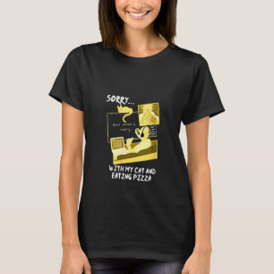 Camiseta Mujeres lamentan no disculparse con mi gato y juga