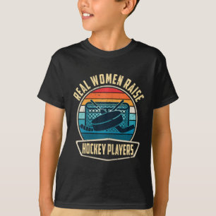 Camiseta Mujeres Las mujeres reales crían jugadores de hock