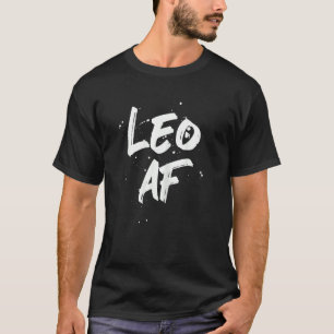 Camiseta Mujeres Leo Af Zodiac Rótulo Horóscopo Cumpleaños