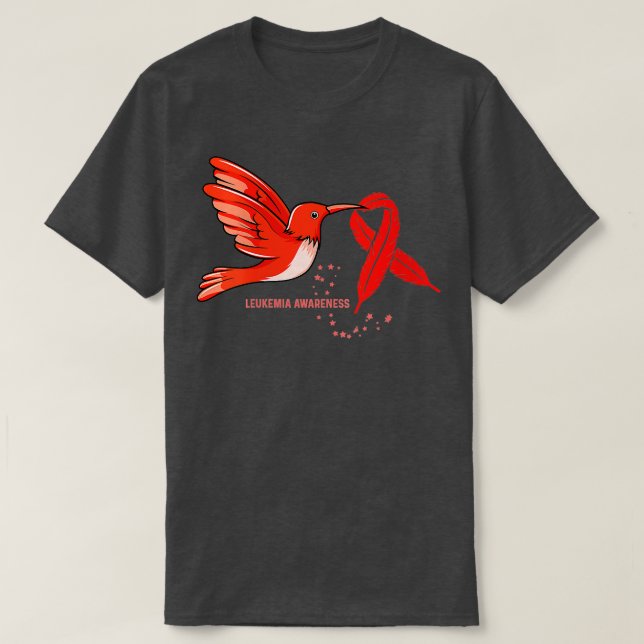 Camiseta Mujeres Leucemia Guerrera Leucemia Conciencia sobr (Diseño del anverso)