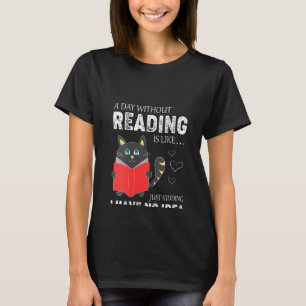 Camiseta Mujeres leyendo té de gatos en Guay
