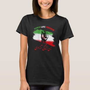 Camiseta Mujeres Libertad de Vida Zan Zendegi Azadi Irán
