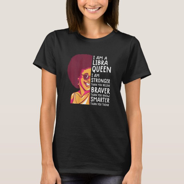 Camiseta Mujeres libias reina Astrología zodiac Libra g (Anverso)