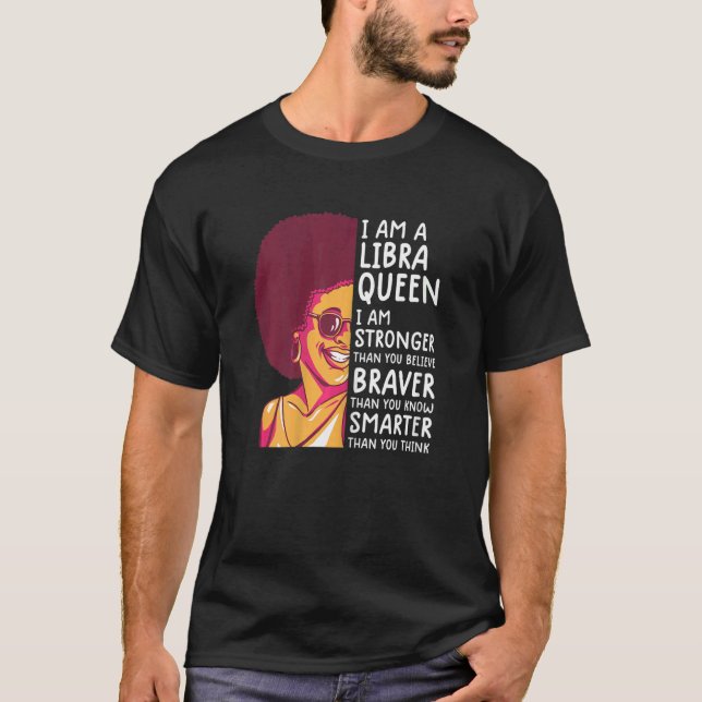 Camiseta Mujeres libias reina Astrología zodiac Libra g (Anverso)