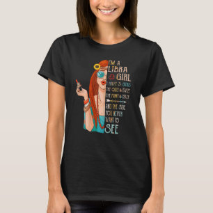 Camiseta Mujeres Libra Chica Tengo 3 Partes Cumpleaños Libr