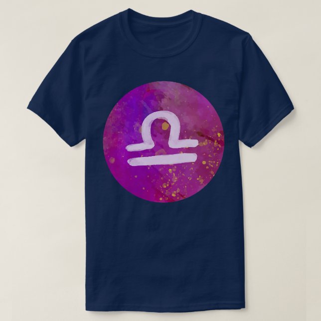 Camiseta Mujeres Libra Zodiac Horoscopio Astrología Premium (Diseño del anverso)