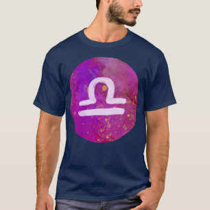 Camiseta Mujeres Libra Zodiac Horoscopio Astrología Premium