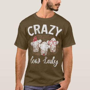 Camiseta Mujeres Locas Campesinas Granjeros Rancho Granja V