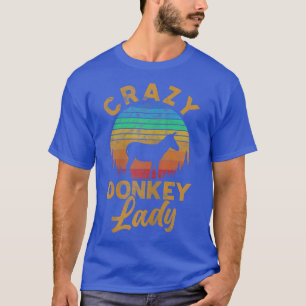 Camiseta Mujeres Locas Donkey Dueña de Donkey Farmer Retro