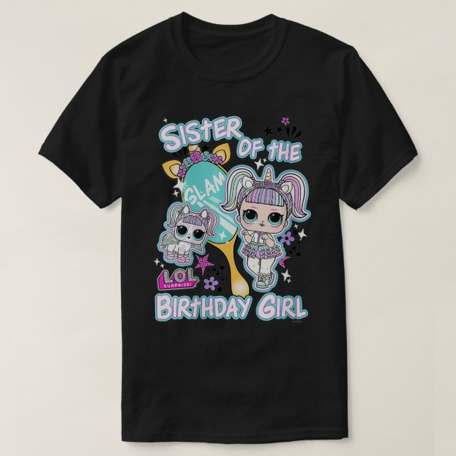 Camiseta Mujeres LOL Sorpresa Hermana De La Chica De Cumple (Diseño del anverso)