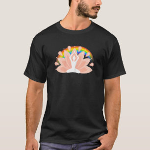 Camiseta Mujeres Lotus Purple Yoga 8