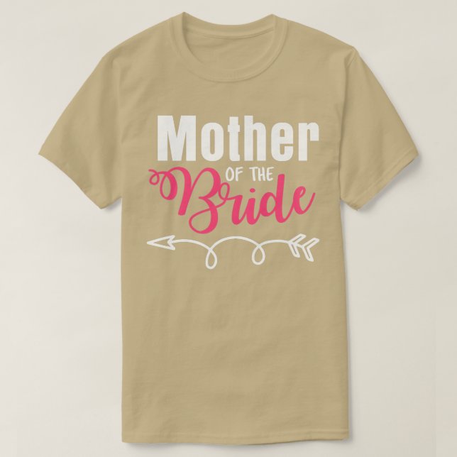 Camiseta Mujeres Madre De La Familia Novia Recién Casadas W (Diseño del anverso)