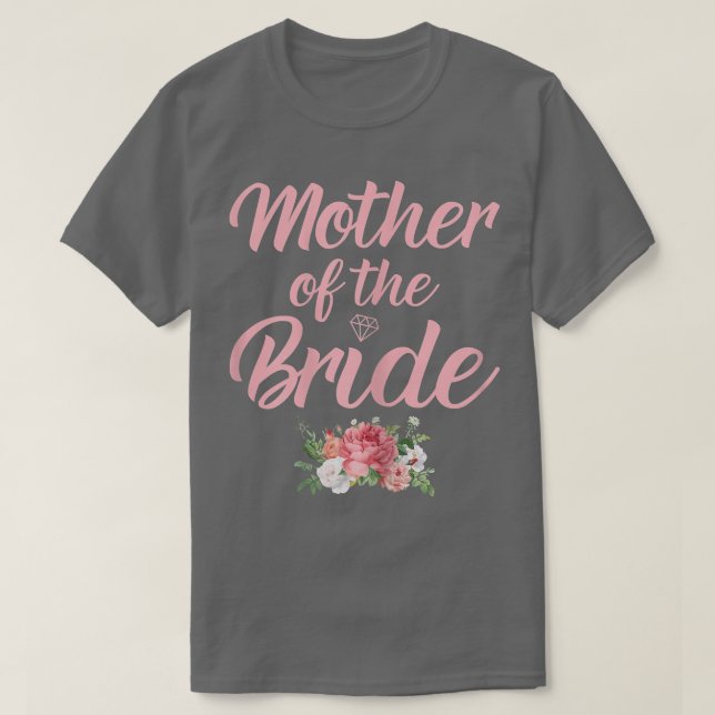 Camiseta Mujeres madre de la novia madre del hermano mayor (Diseño del anverso)