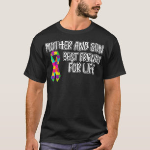Camiseta Mujeres Madre E Hijo Conciencia De Autismo Autista