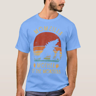 Camiseta Mujeres Madzilla Madre De Monstruos Madre Vintage