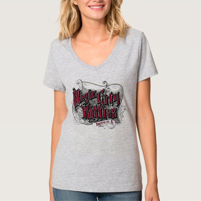 Camiseta Mujeres mágicas de los gatitos de la ciudad con (Anverso)