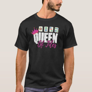 Camiseta Mujeres Mahjong China Game Tiles Mah Jongg