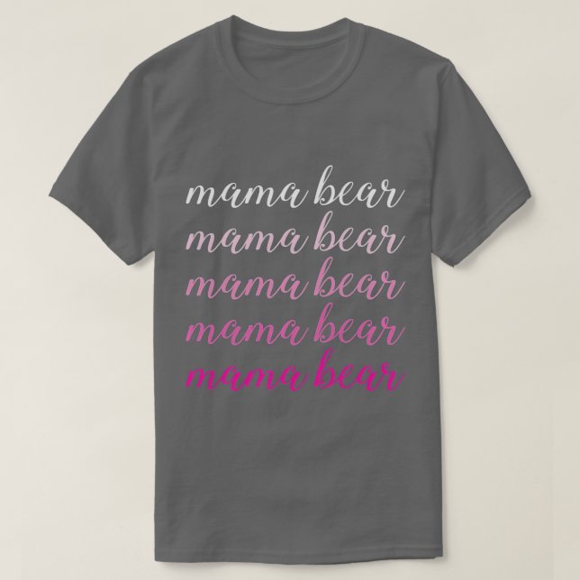 Camiseta Mujeres Mama Bear (9) (Diseño del anverso)