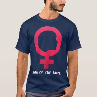 Camiseta Mujeres Mamá Del Día de la Madre De La Novia 1436