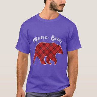 Camiseta Mujeres Mamá Navidades De Oso Pajama Tocó Fa De Bú