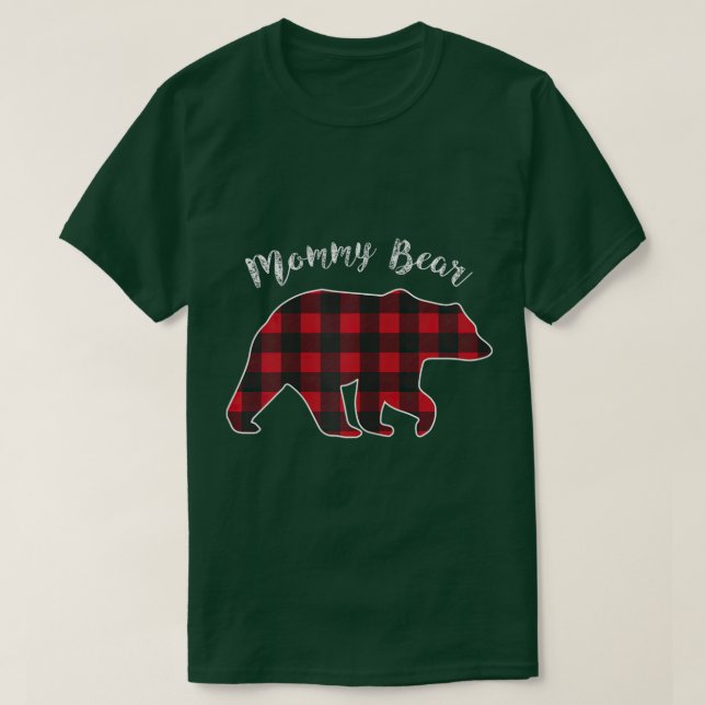 Camiseta Mujeres Mamá Navidades De Oso Pajama Tocó Fa De Bú (Diseño del anverso)