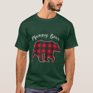 Camiseta Mujeres Mamá Navidades De Oso Pajama Tocó Fa De Bú