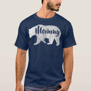 Camiseta Mujeres Mami Oso Impresionante Camping