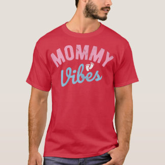 Camiseta Mujeres Mami Vibes Bebé Revelar Embarazo Revelar G