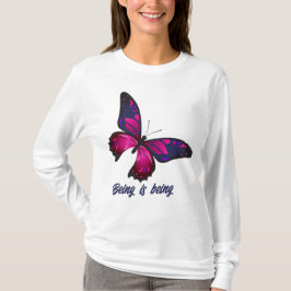 Camiseta | Mujeres | Manga larga | Mariposa