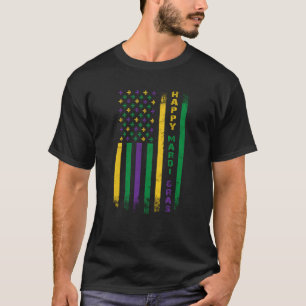 Camiseta Mujeres Mardi Gras Hombres Feliz Mardi Gras Americ