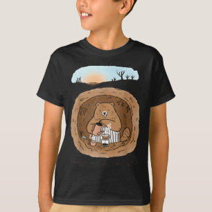 Camiseta Mujeres marmota Mamá Día de las marmotas Café Prim