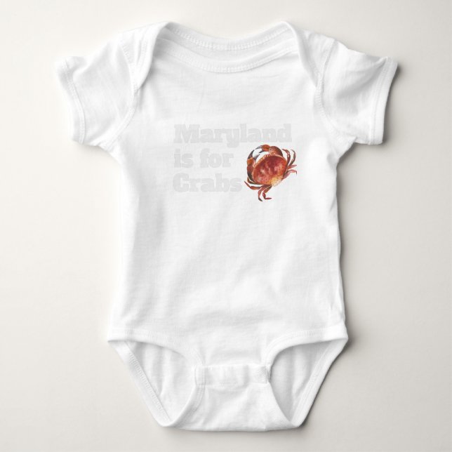 Camiseta MUJERES - Maryland es para los cangrejos (Anverso)