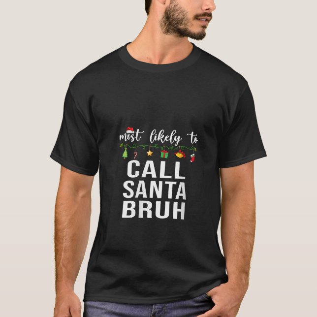 Camiseta Mujeres más propensas a Navidades que coincidan co (Anverso)