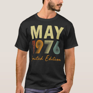 Camiseta Mujeres Mayo 1976 Edición Limitada Retro 45 Años