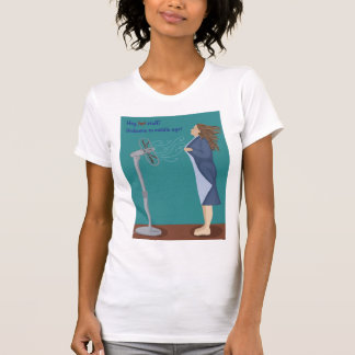 Camiseta Mujeres, menopausia, mediana edad, mayores, madura
