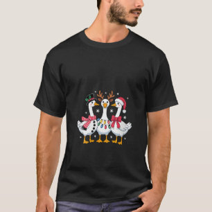 Camiseta Mujeres Merry Goosemas Navidad Silly Goose Xmas L