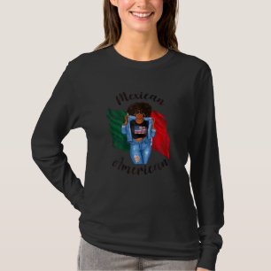 Camiseta Mujeres Mexicanas Americanas Negras Mujeres Mujer