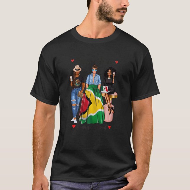 Camiseta Mujeres mexicanas de raza negra mitad mexicanas de (Anverso)