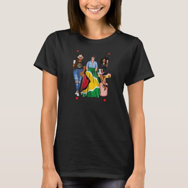 Camiseta Mujeres mexicanas de raza negra mitad mexicanas de (Anverso)