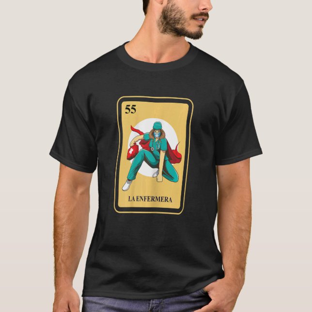 Camiseta Mujeres mexicanas La Enfermera Enfermera Enfermera (Anverso)
