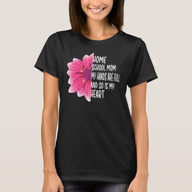 Camiseta Mujeres Mi Corazón Está Lleno _ Apreciación De Mam (Anverso)