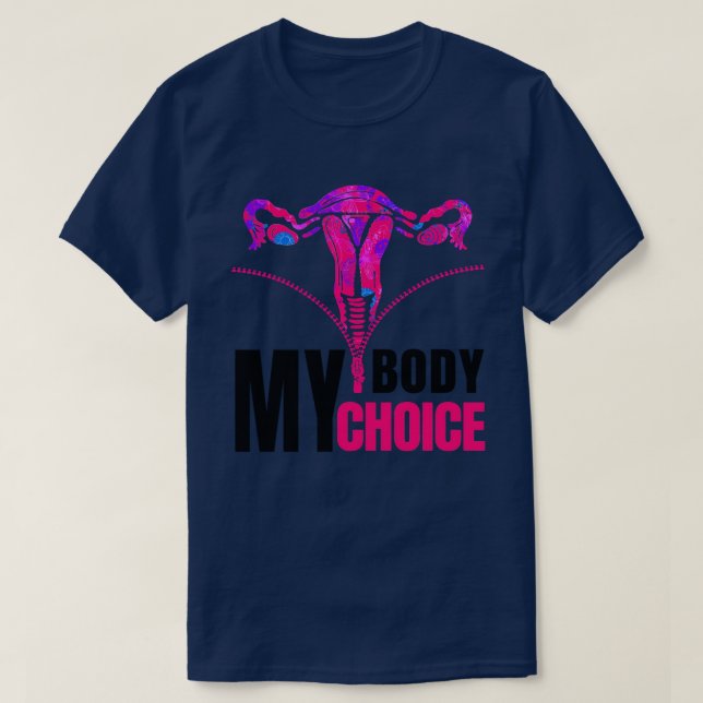 Camiseta Mujeres mi cuerpo mi elección ProChoice Aborti fem (Diseño del anverso)