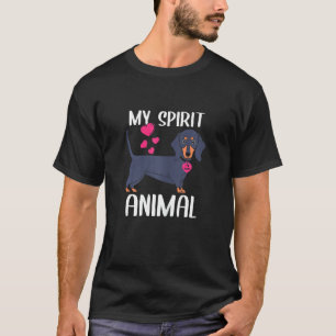 Camiseta Mujeres Mi Espíritu Animal Perro Dachshund Amo A M