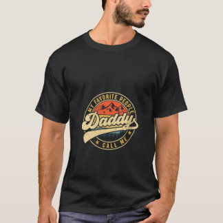 Camiseta Mujeres Mi Gente Favorita Me Llama Papi Vintage Fa