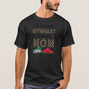 Camiseta Mujeres Mi gimnasta favorita me llama mamá Gy