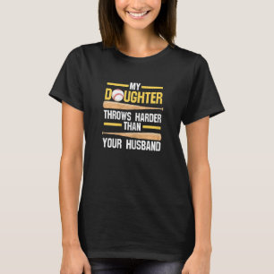 Camiseta Mujeres mi hija es más fuerte que tu esposo
