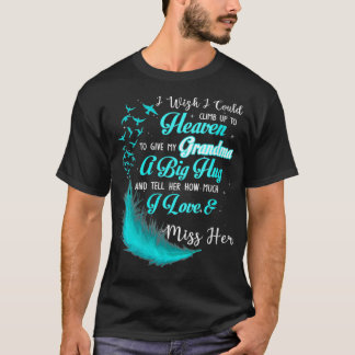 Camiseta Mujeres Mi hija vive en el cielo, amo y extraño